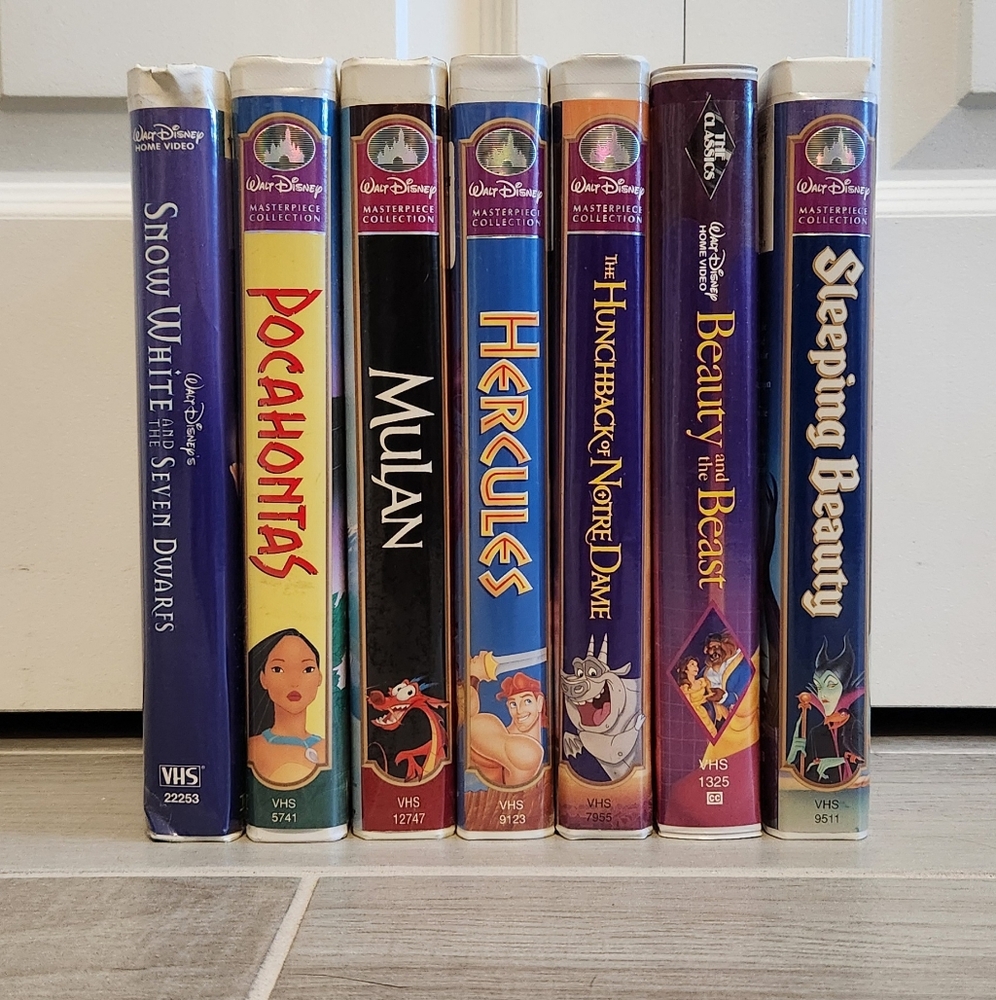 Disney Masterpiece Collection and Black Diamond VHS Bundle